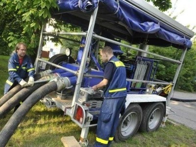 Podczas ubiegłorocznej powodzi pompę trzeba było ściągać z Niemiec.