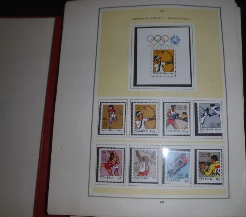 Zbiór znaczków pocztowych+ koperty i kartki 67-2013
