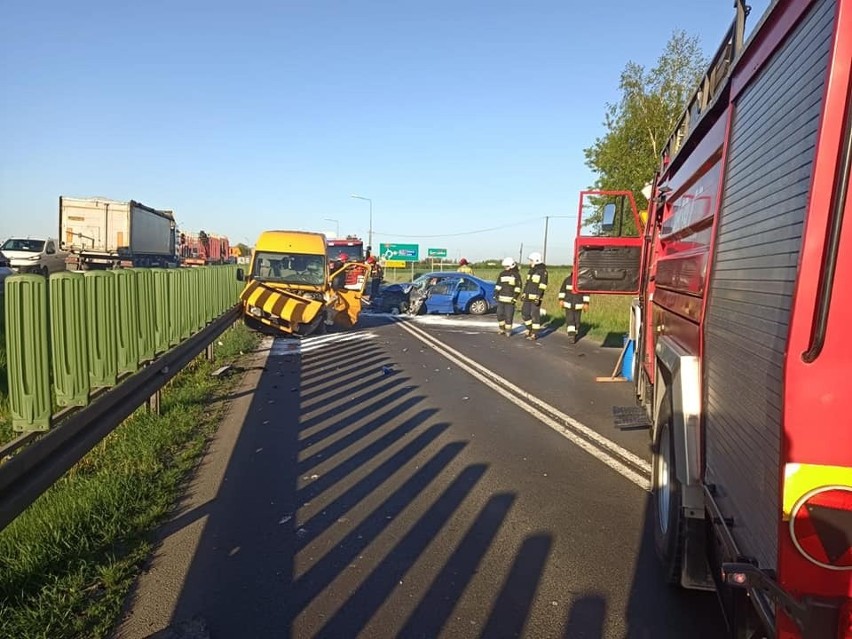 Poważny wypadek w Gronowie na DK 15. Są poszkodowani!