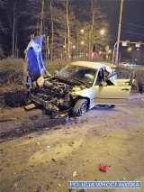 Pijany Ukrainiec w bmw staranował drugie auto. Ucierpieli pasażerowie