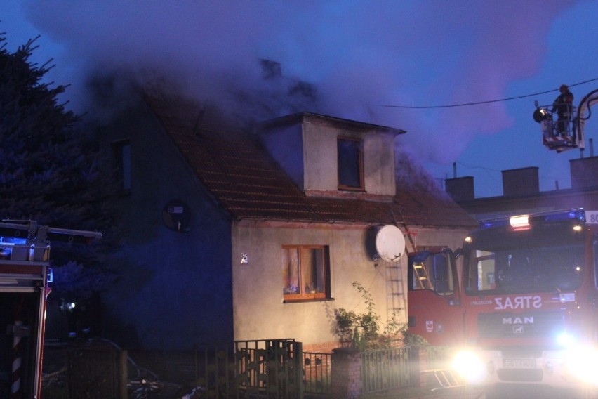 Tragiczny pożar w Miastku.  Zginęły dwie osoby