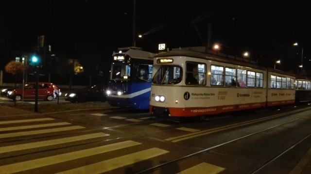 Utrudnienia w kursowaniu tramwajów w centrum Krakowa