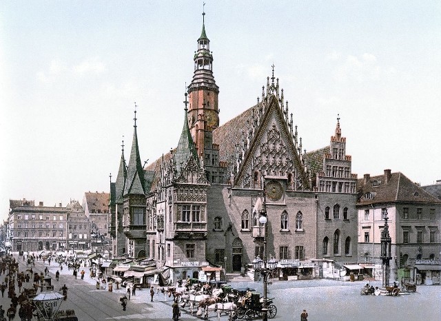 Rynek we Wrocławiu 1900 r.