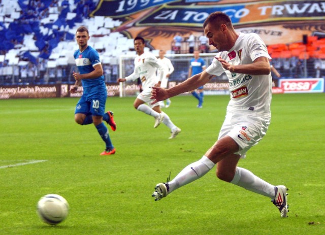 Podczas ligowego starcia z Lechem w Poznaniu Pogoń Szczecin zremisowała 1:1.