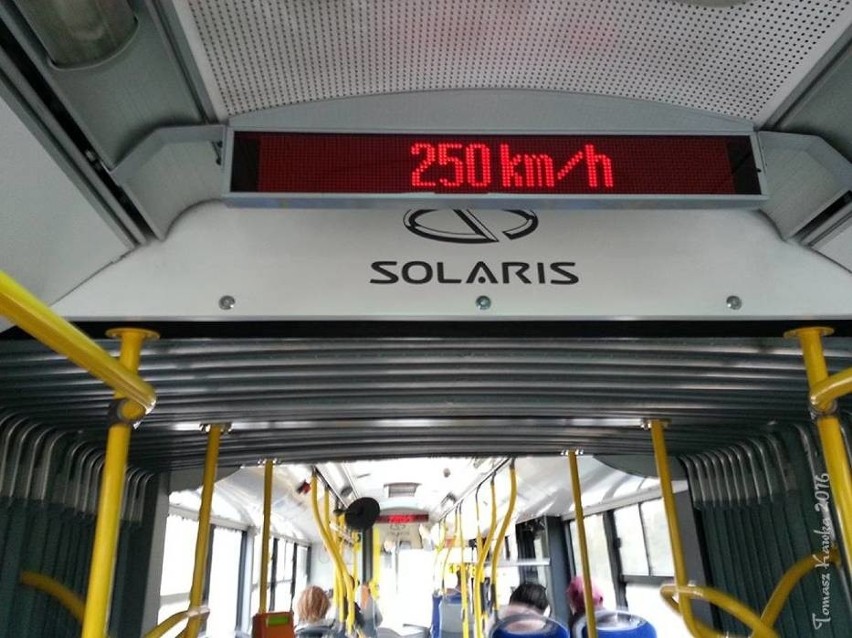 Autobus Solaris w Katowicach mknął z zawrotną prędkością. To...