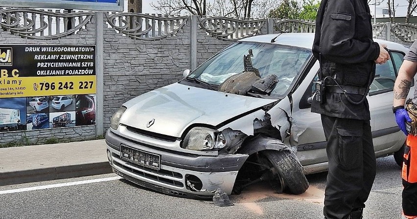 W piątek 14 maja  na ul. Mroteckiej w Nakle zderzyły się dwa...