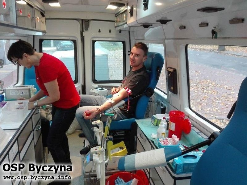 Klub Honorowych Dawców Krwi przy OSP w Byczynie zorganizował...