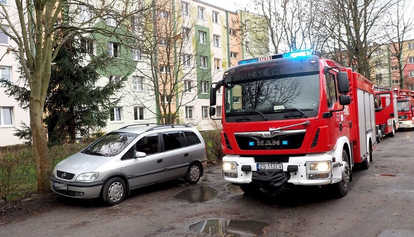 Pożar na ulicy Bałtyckiej w Koszalinie. Ofiara śmiertelna