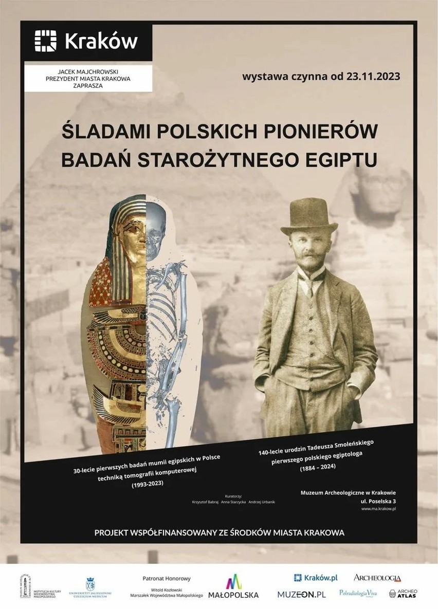 Plakat wystawy w krakowskim Muzeum Archeologicznym