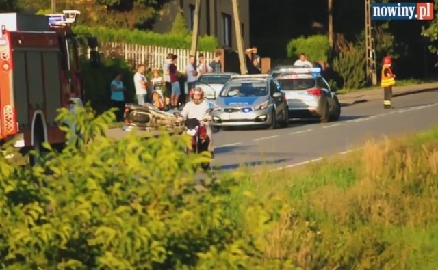 32-letni kierowca motocykla zginął w trakcie manewru wyprzedzania