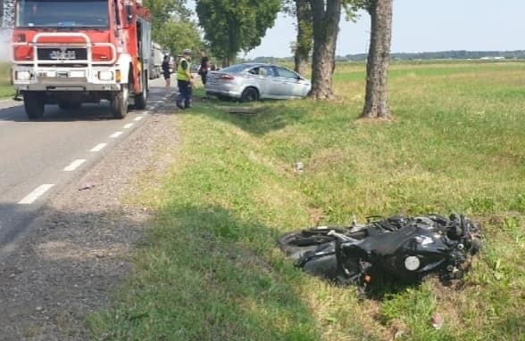 Wypadek na trasie Dylewo-Kadzidło. Jedna osoba zginęła. 13.08.2022