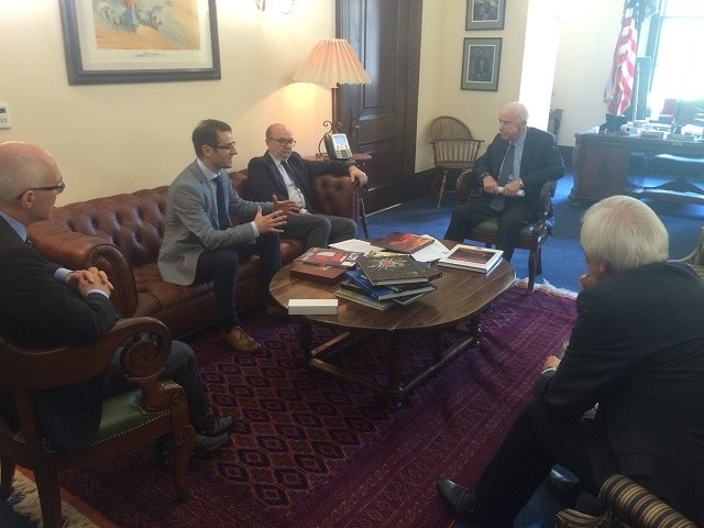 Delegacja PiS na spotkaniu z amerykańskim senatorem Johnem McCainem