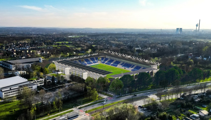 Kraków będzie miał nowy stadion. Projekt nowoczesnego obiektu Hutnika już gotowy! Prace budowlane mogą ruszyć za dwa lata