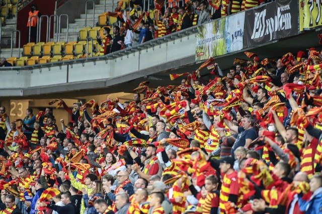 Jagiellonia - Podbeskidzie Bielsko-Biała na trybunach