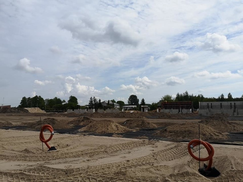 Stadion w Szczuczynie nabiera kształtów