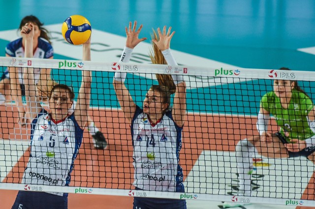 Anna Stencel (nr 5), Monika Fedusio (14) i Monika Jagła (3) z bydgoskiego Pałacu zadebiutowały w reprezentacji Polski i spisały się bardzo dobrze w meczu przeciwko Azerbajdżanowi