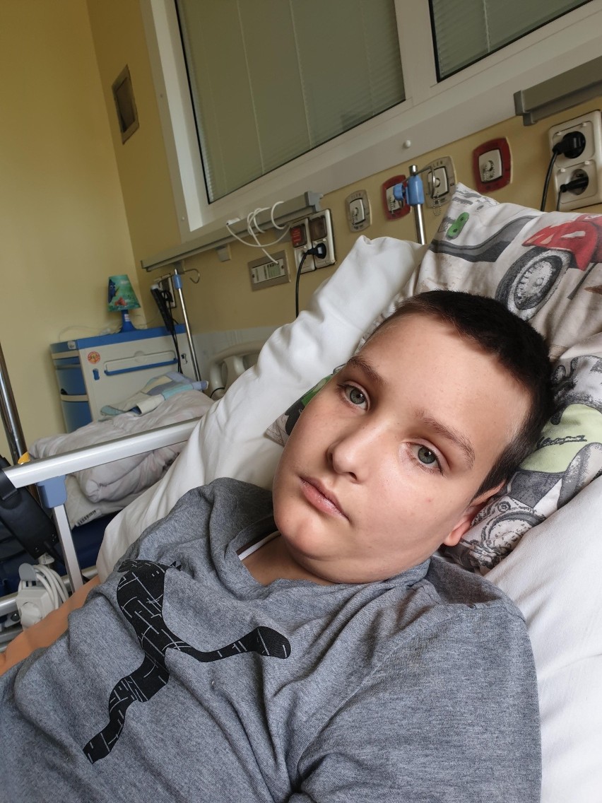 13-letni Kacper z Świdnika walczy po raz czwarty z białaczką. Udało się zebrać 800 tys.