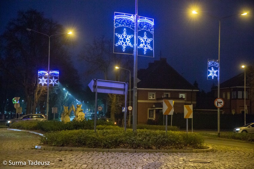 Stargard rozświetlony na święta. Druga część galerii ZDJĘĆ z ulic miasta 