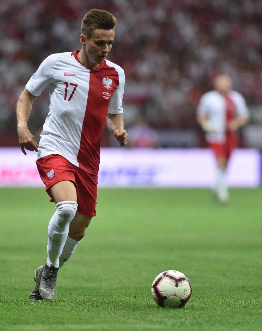 Damian Kądzior, były piłkarz Motoru Lublin strzelił gola dla reprezentacji Polski