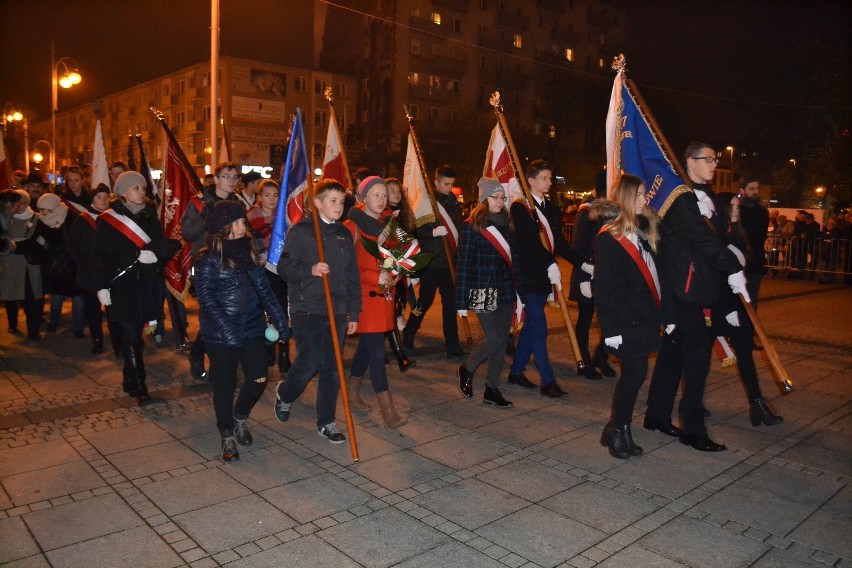 Święto Niepodległości w Częstochowie. Główne uroczystości na Placu Biegańskiego [ZDJĘCIA]