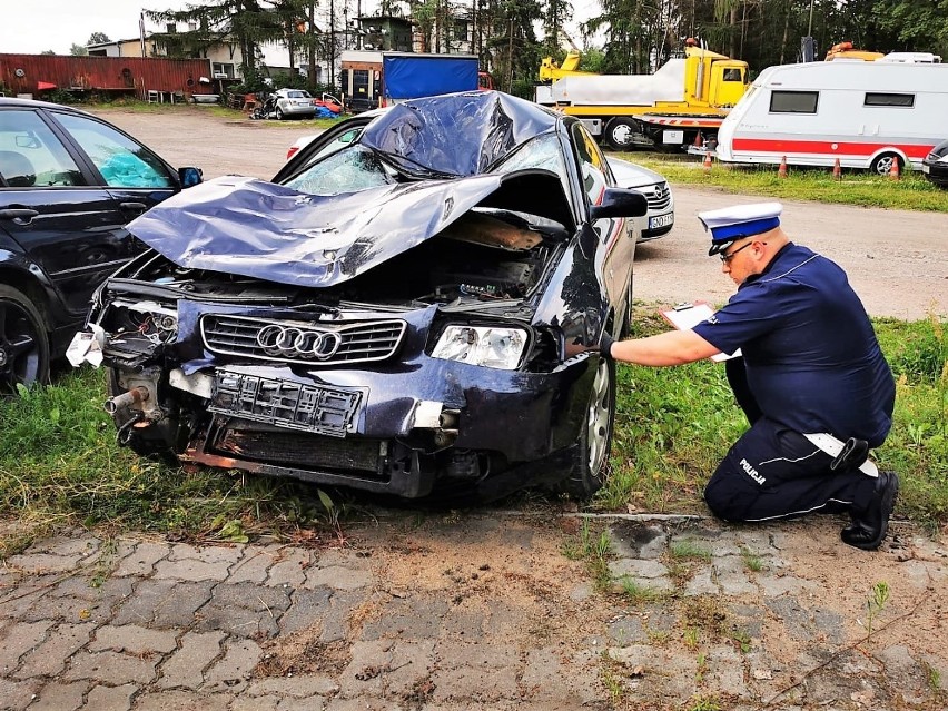 W wyniku wypadku dwie osoby zostały ranne.