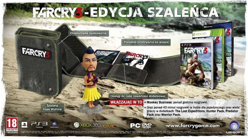 Far Cry 3: Edycja szaleńca. 100 minut walki więcej