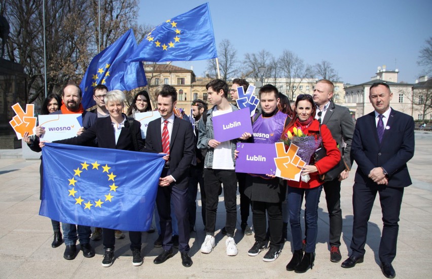 Wiosna Biedronia zaprezentowała kandydatów do europarlamentu (ZDJĘCIA)