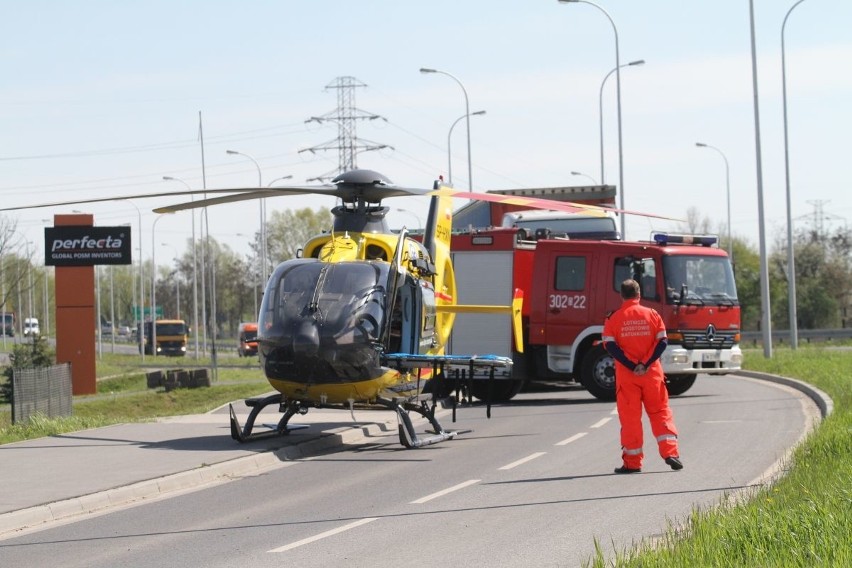 Wypadek na wschodniej obwodnicy Wrocławia. Motocyklista nie żyje