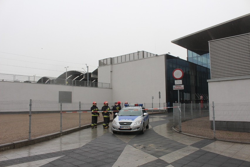 Alarm bombowy na dworcu w Katowicach