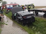 Gmina Michałowice. Wypadek na drodze krajowej nr 7. Zderzyły się trzy samochody, są utrudnienia