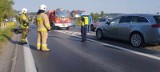 Dwa wypadki z udziałem motocyklistów. Drogi w Lubiczu i Brzozówce zostały zablokowane!