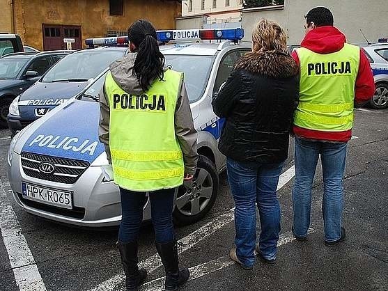 Aresztowanie Anny Cz. przez policję.