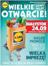 Otwarcie szóstego sklepu sieci Lidl w Białymstoku 