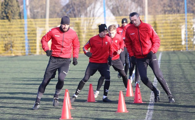 15.01.2020. Pierwszy trening GKS Tychy w nowym roku.