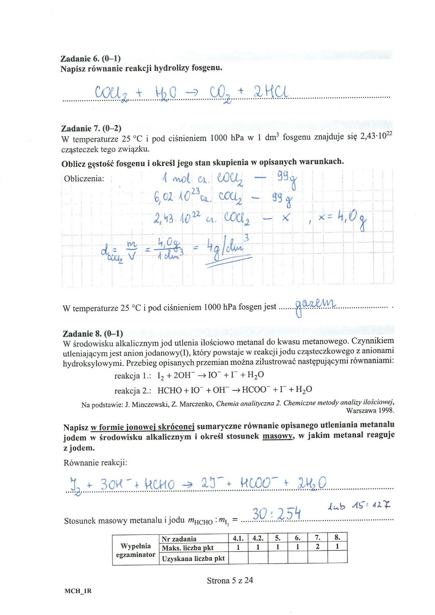 Matura chemia 2020 - ODPOWIEDZI, ARKUSZ, OPINIE. Sprawdź odpowiedzi i rozwiązania z wydziałem chemii UJ 