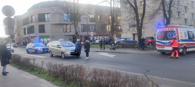 Wypadek w Częstochowie. Potrącona kobieta trafiła do szpitala