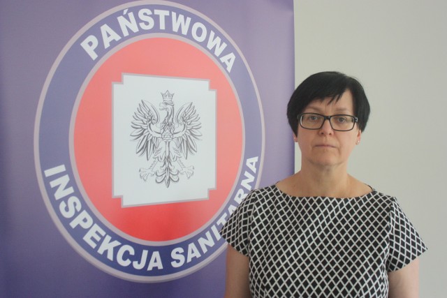 Dorota Wodzisławska-Czapla, zastępca śląskiego państwowego wojewódzkiego inspektora sanitarnego.