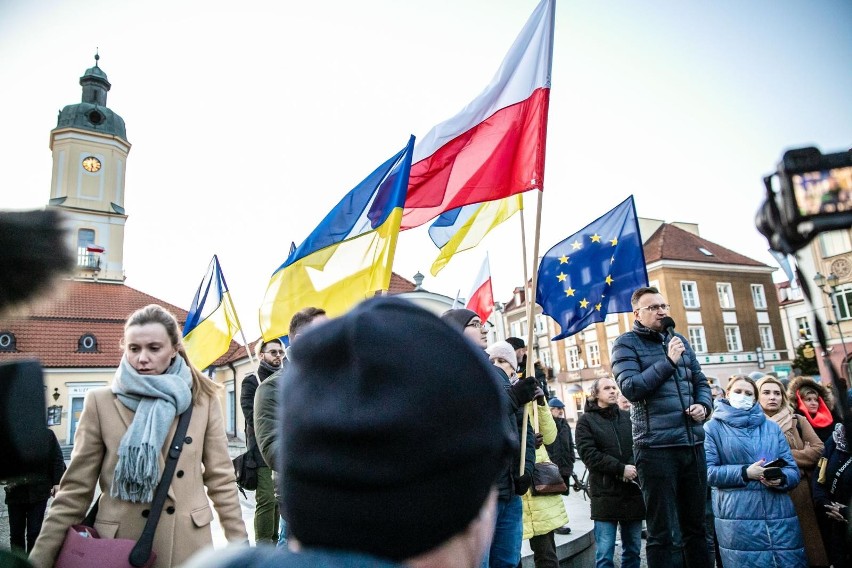 Białystok solidarny z Ukrainą