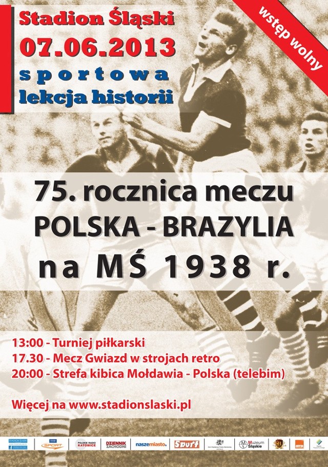 75. rocznica meczu Polska - Brazylia