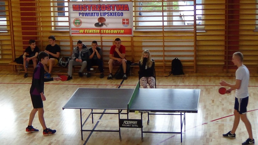 VI Mistrzostwa powiatu lipskiego w tenisie stołowym.