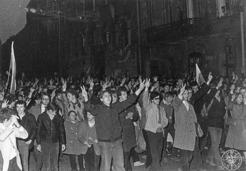 Demonstracje opozycji antykomunistycznej w dniu 3 maja 1982...