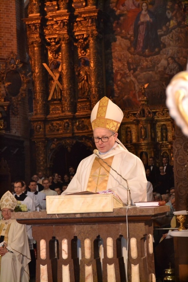 Święcenia biskupie ks. Arkadiusza Okroja w Bazylice Katedralnej w Pelplinie 2.03.2019