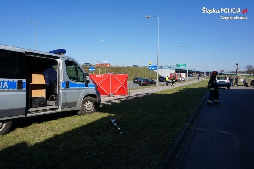 Okoliczności śmiertelnego wypadek motocyklisty w alei Jana...