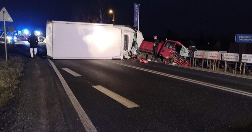 Poważny wypadek na DK 75 w Niepołomicach. Na ulicy Brzeskiej...