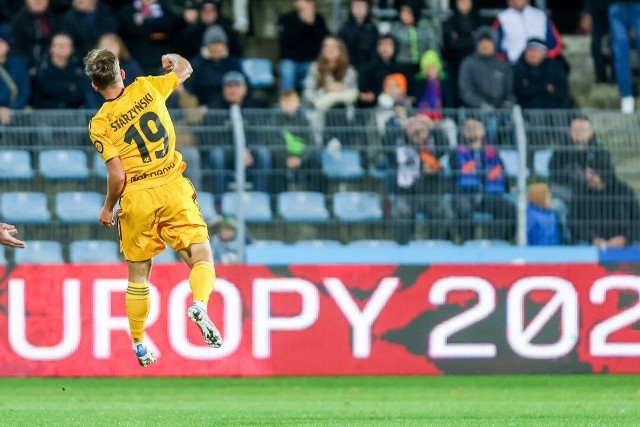 Piotr Starzyński strzelił dla Górnika pierwszą bramkę w wygranym meczu w Opolu z Odrą