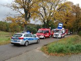 Wypadek w Masłowicach Tuchomskich. Zderzenie samochodu osobowego z motocyklem (zdjęcia) 