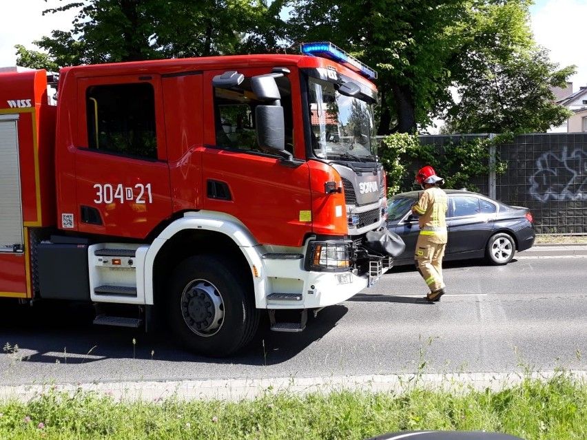 Wypadek BMW i skody w pobliżu Magnolii (ZDJĘCIA)