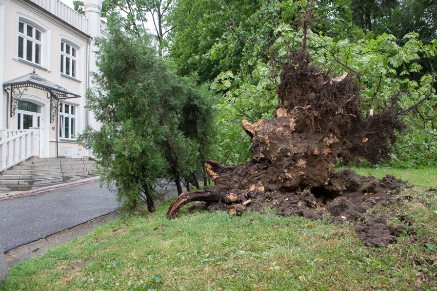 Gwałtowna burza w Tarnowie, ranni i spore zniszczenia [ZDJĘCIA INTERNAUTÓW]