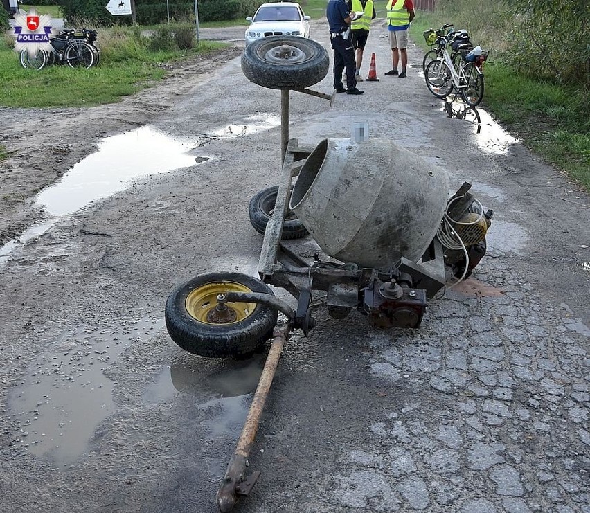 Dwa niebezpieczne zdarzenia drogowe w Tomaszowie Lubelskim