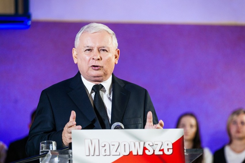 Jarosław Kaczyński w Kadzidle